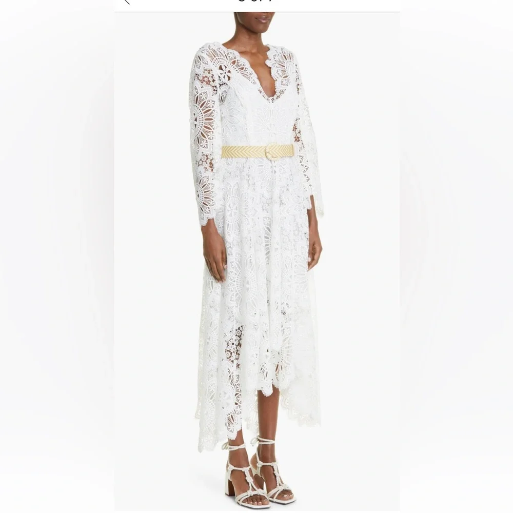 COPY - Zimmermann
Chintz Doily Long
Sleeve High-Low Lace
Dress size 4 in Zimmer… - Picture 2 of 8